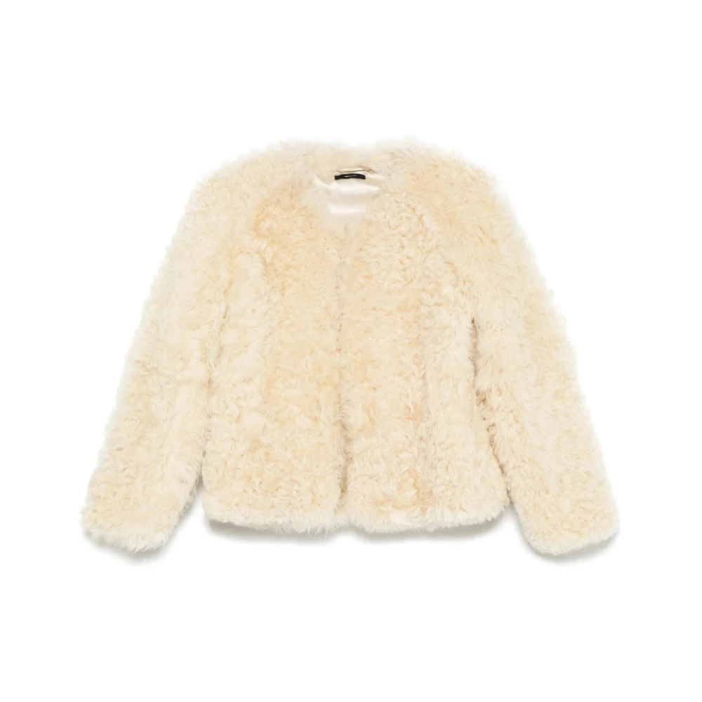 Tom Ford Women's Beige Faux Fur Shearling Jacket