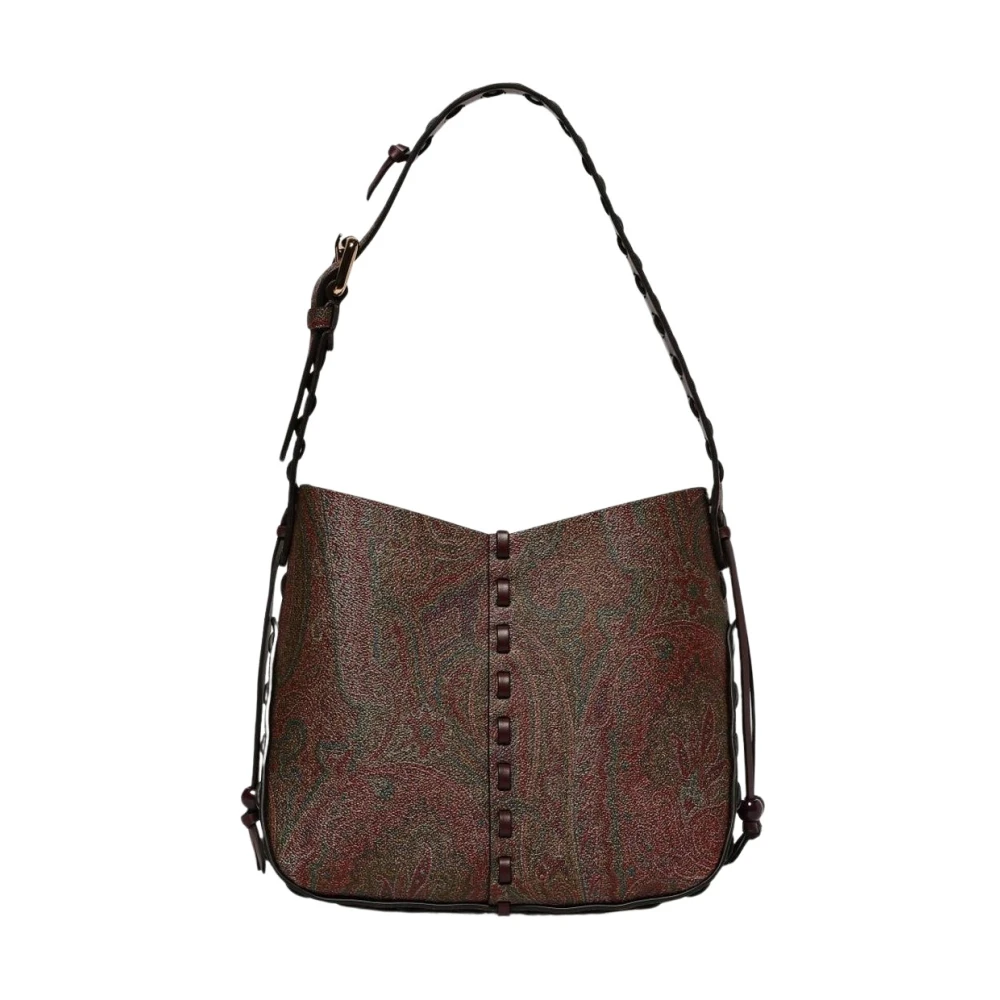 Etro Women's Burgundy Paisley Shoulder Bag