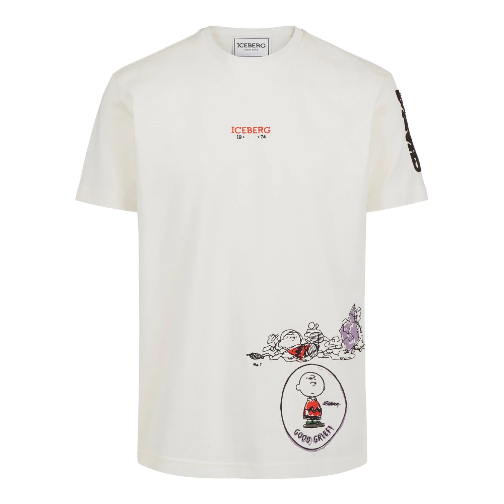 Iceberg - Tops > T-Shirts - White - Iceberg - Modalova