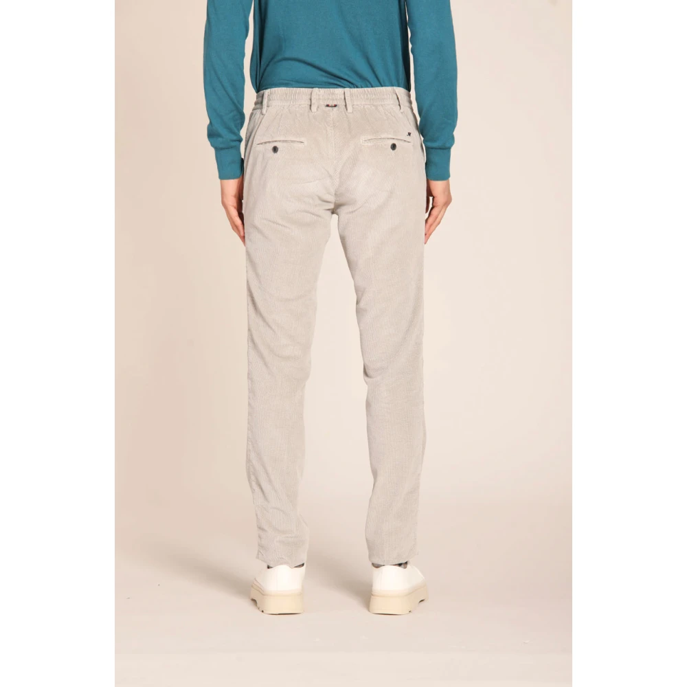 Mason's Fluweel Chino Broek Extra Slim Fit Gray Heren