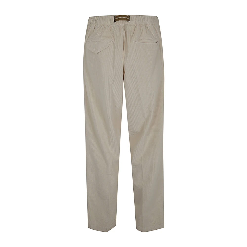 White Sand Milk Long Trousers Beige Heren