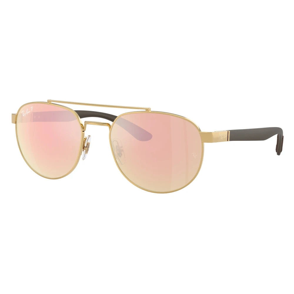 Ray-Ban Unisex Sunglass RB3736 Polarized+ Lenses Liteforce - Frame color: Arista Gold, Lens color: Orange Mirror Pink Polarised+ - Image 4