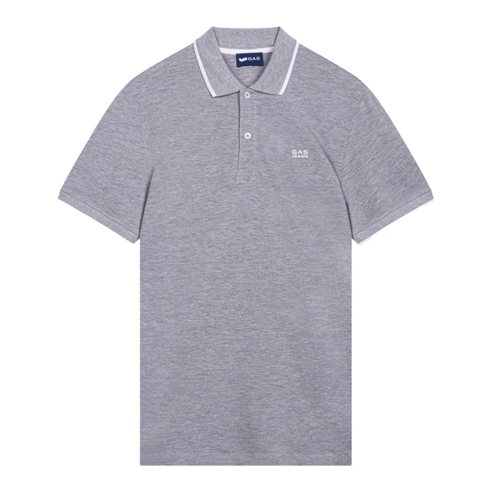 GAS Klassieke Moderne Heren Polo Shirt Gray Heren