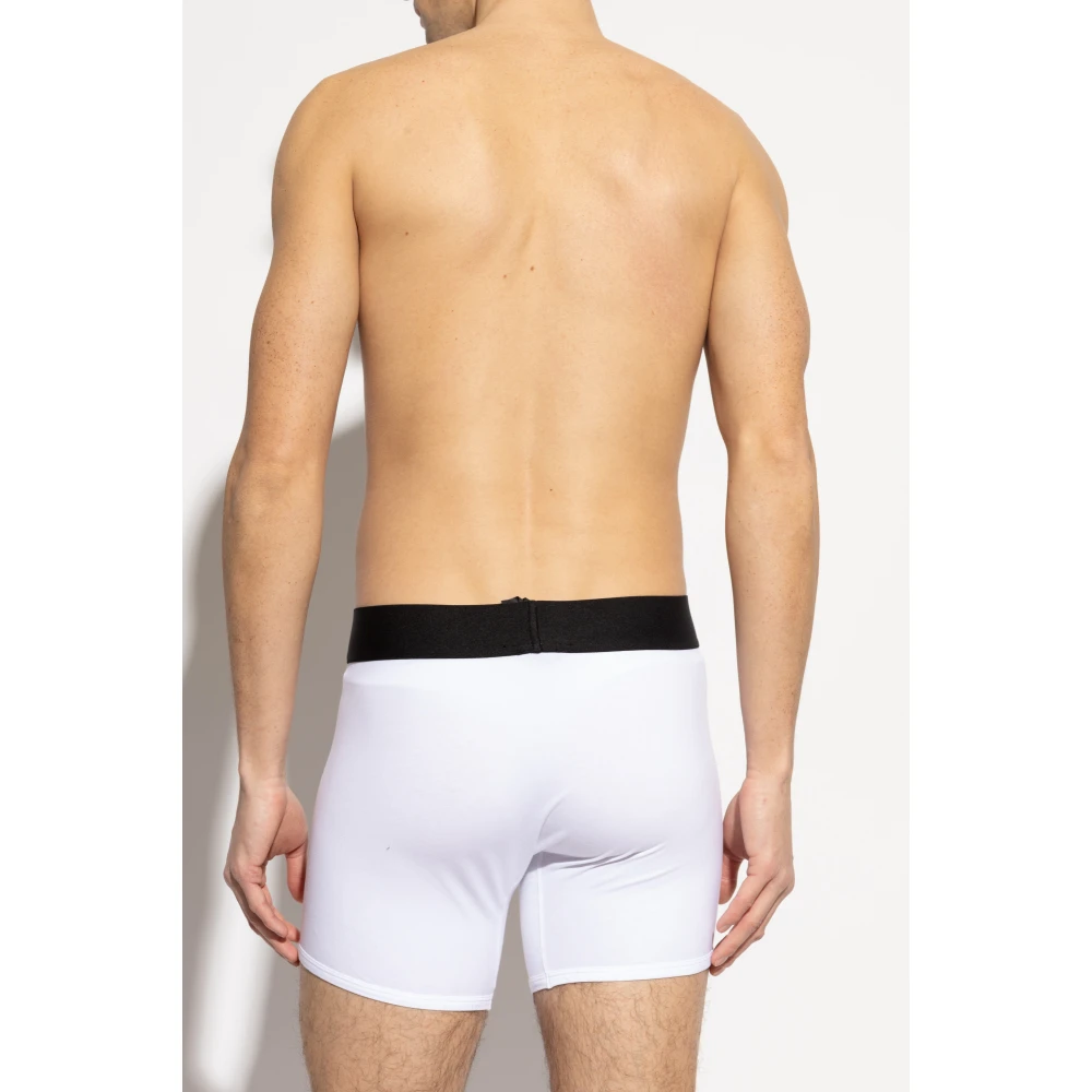 Palm Angels Twee-pack boxers met logo White Heren