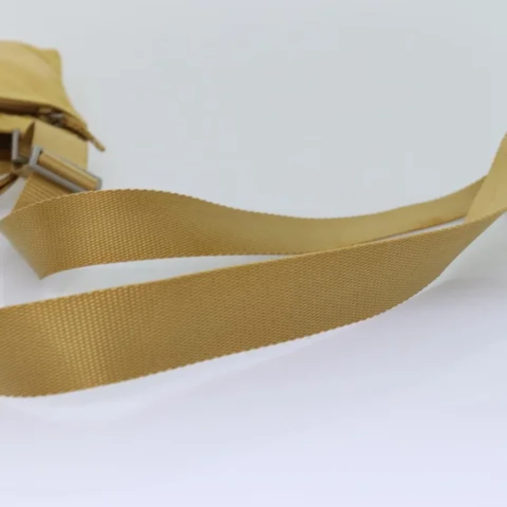 Prada Vintage Pre-owned Nylon prada-bags Yellow Dames