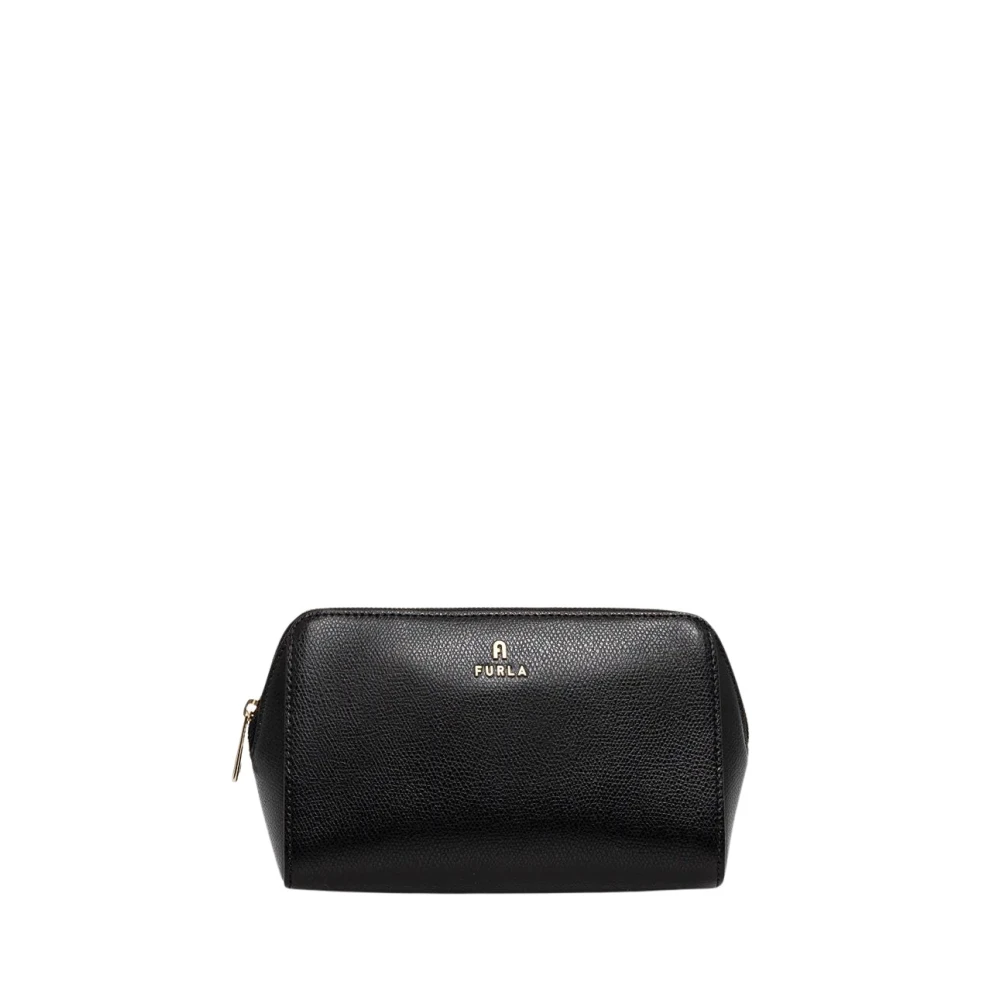Furla Donna Nero Camelia Beauty Case Pelle Stampata - Immagine 2