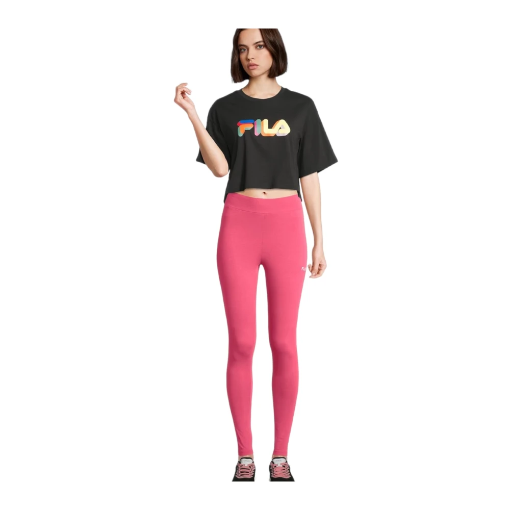 Fila Dames Leggings Benndorf Model Katoen Pink Dames