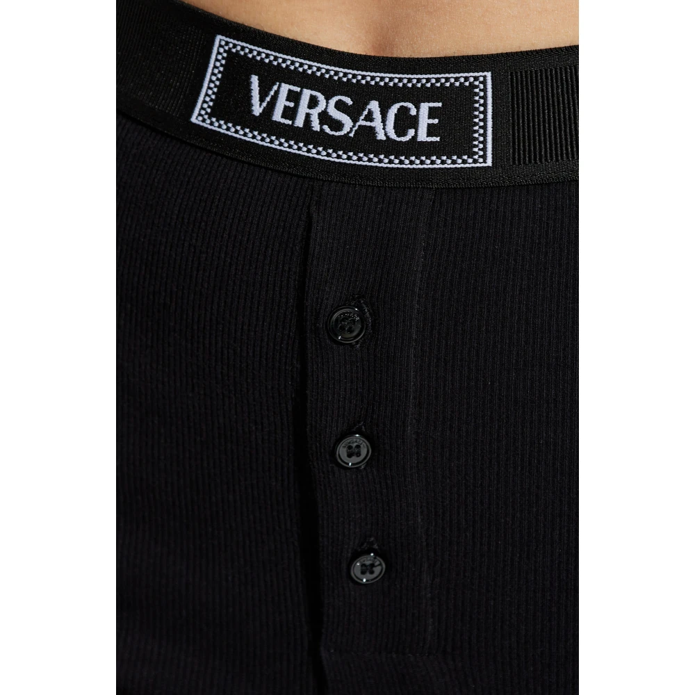 Versace Ondergoed leggings Black Dames