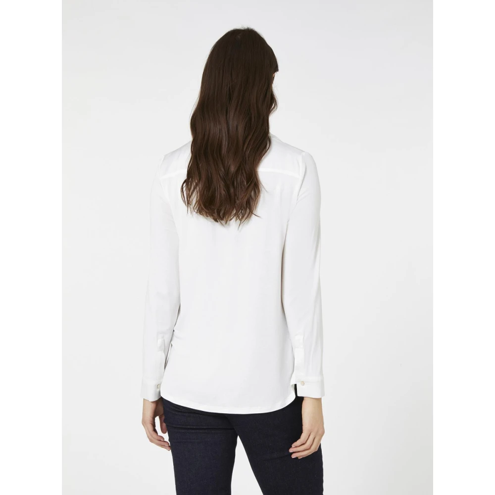 Elena Mirò Klassieke Polo Shirt White Dames