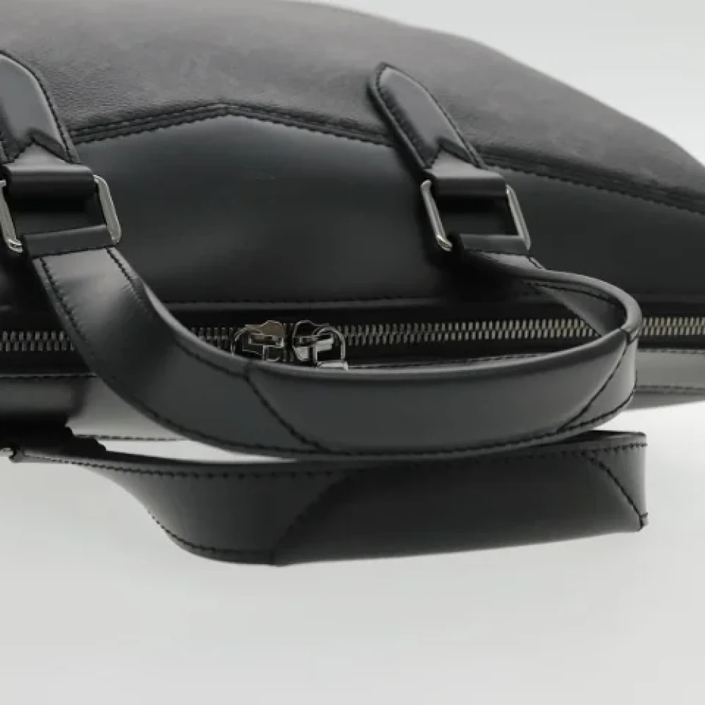 Louis Vuitton Vintage Pre-owned Canvas briefcases Black Dames