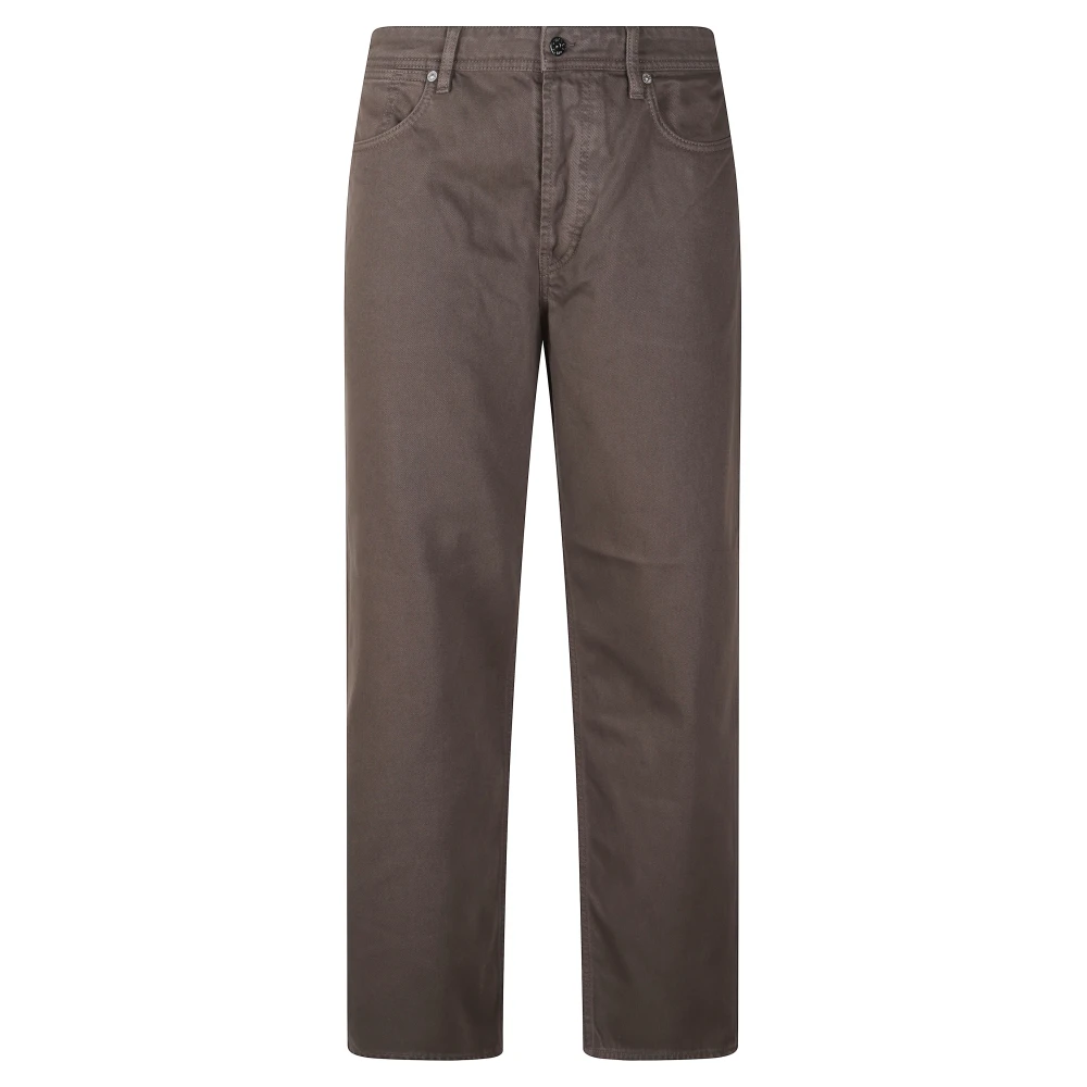 Stone Island Brown Straight Fit Jeans, Male, W34, Straight Jeans