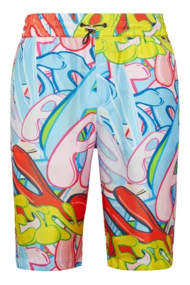 Bombing Graffiti Shorts