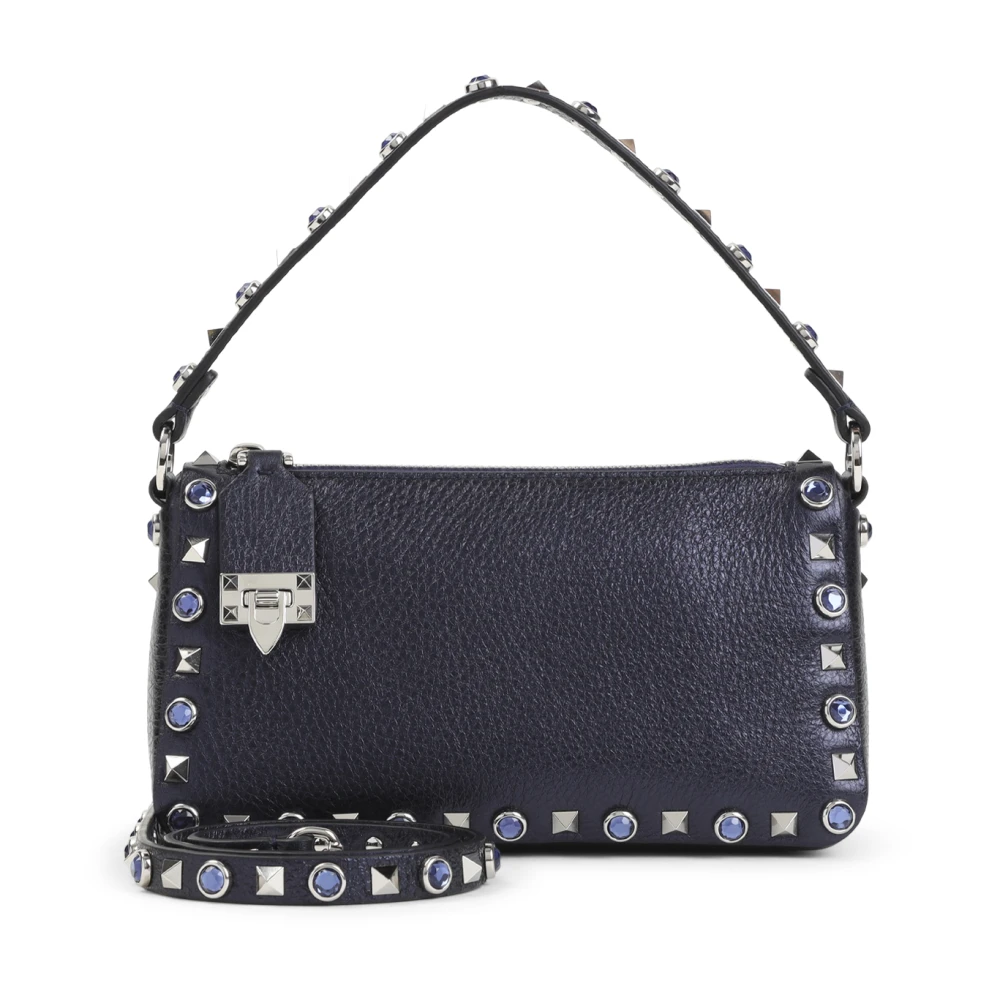 Valentino Garavani Rockstud Small Shoulder Bag - Female - Handbags - Purple - One Size - Bags