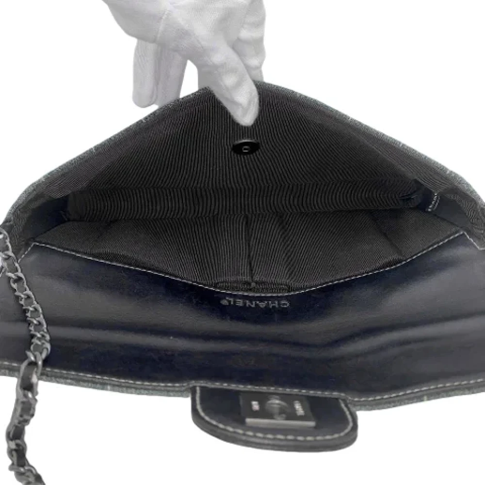 Chanel Vintage Pre-owned Denim chanel-bags Blue Dames