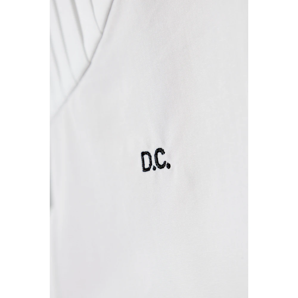 Dsquared2 Katoenen overhemd met verborgen knoopsluiting White Dames