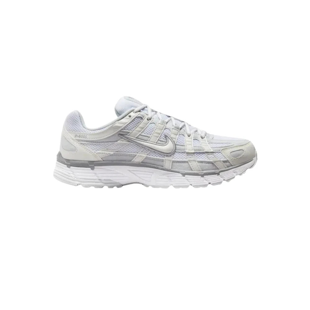 Nike P-6000 Summit White Pure Platinum Sneakers Gray, Herr