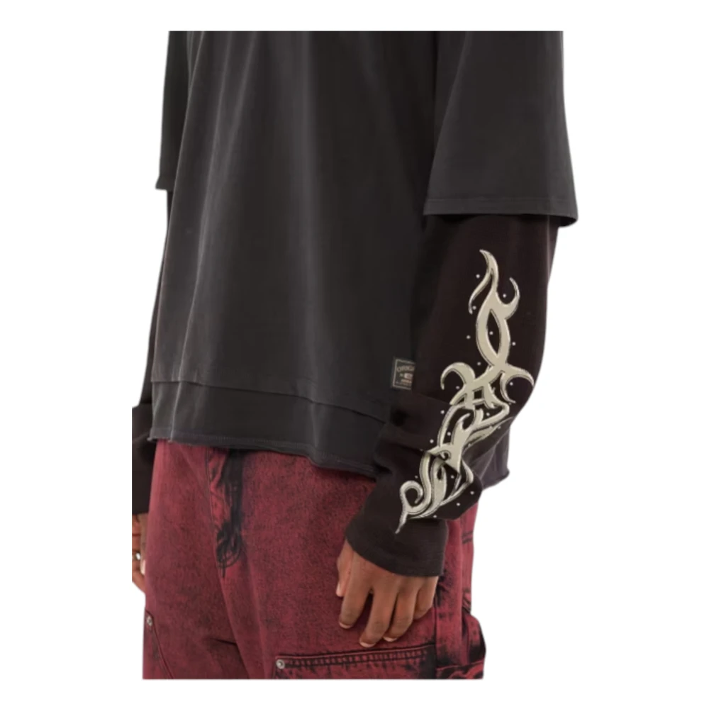 Guess Katoenen T-shirt voor Mannen Black Heren