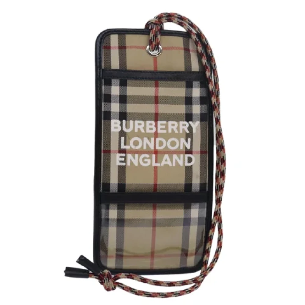 Burberry Vintage Pre-owned Canvas wallets Beige Dames