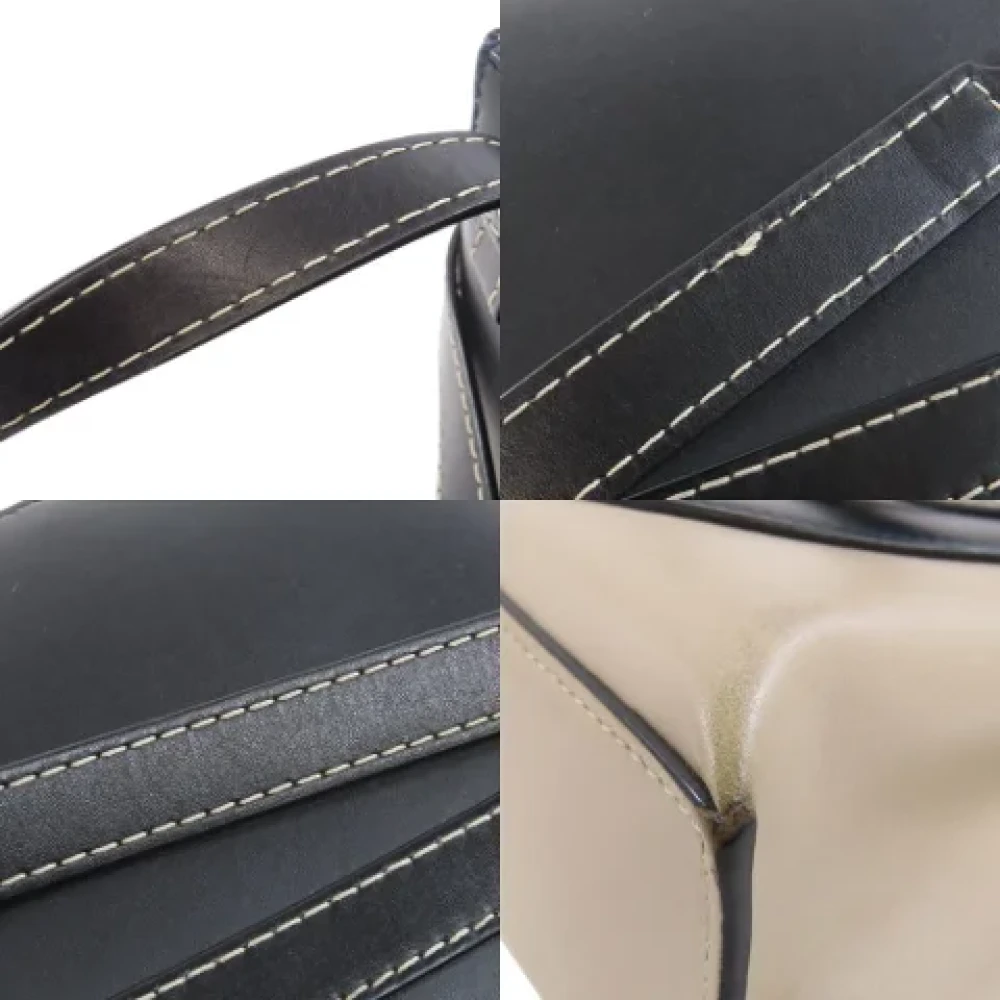 Loewe Pre-owned Leather handbags Black Dames