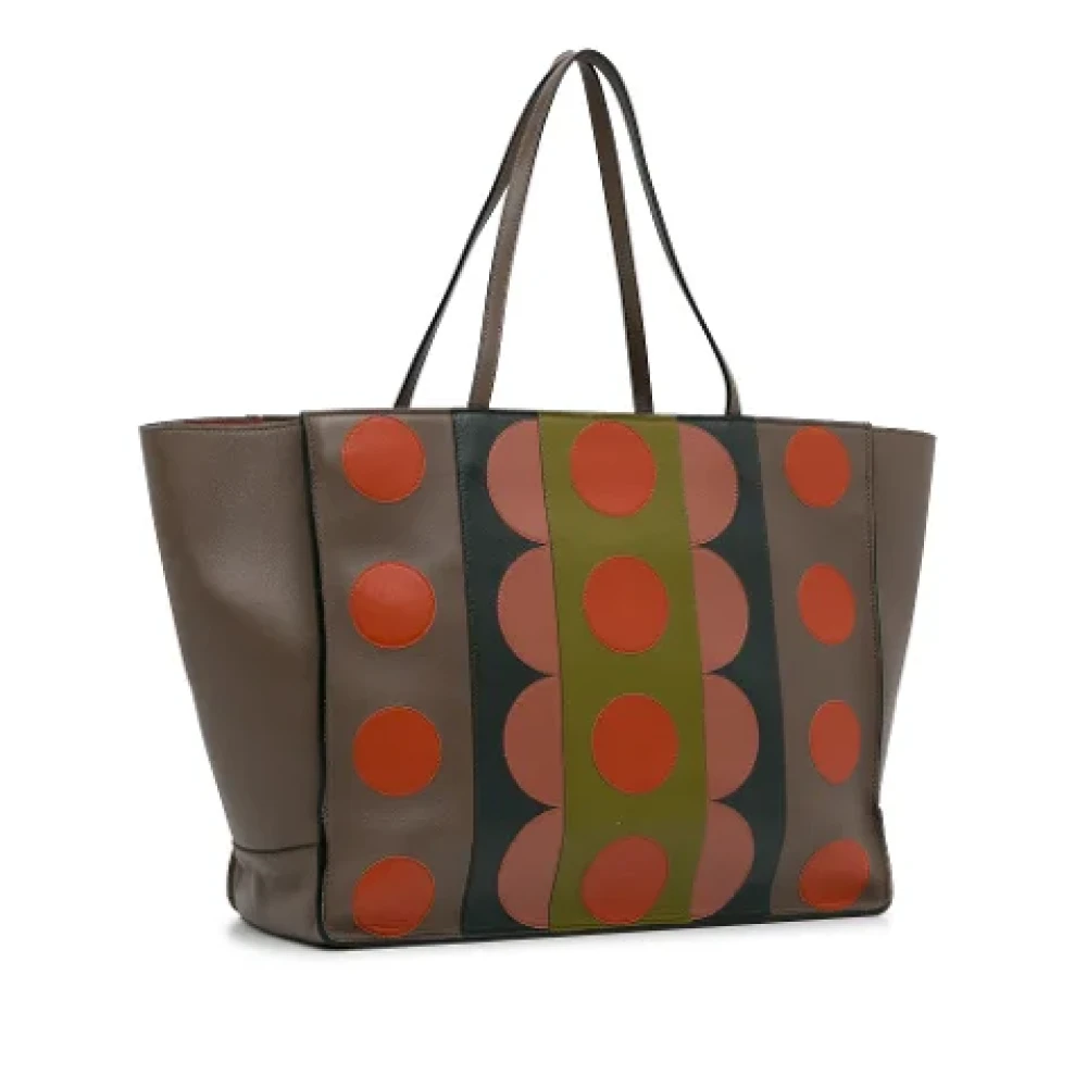Valentino Vintage Pre-owned Leather totes Multicolor Dames