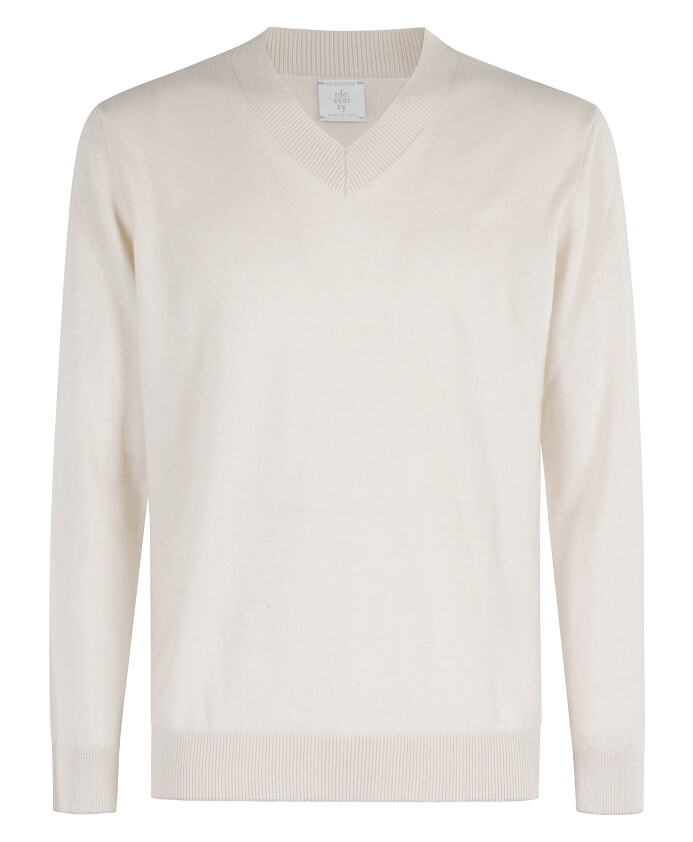 pull-beige-en-cachemire-a-col-en-v