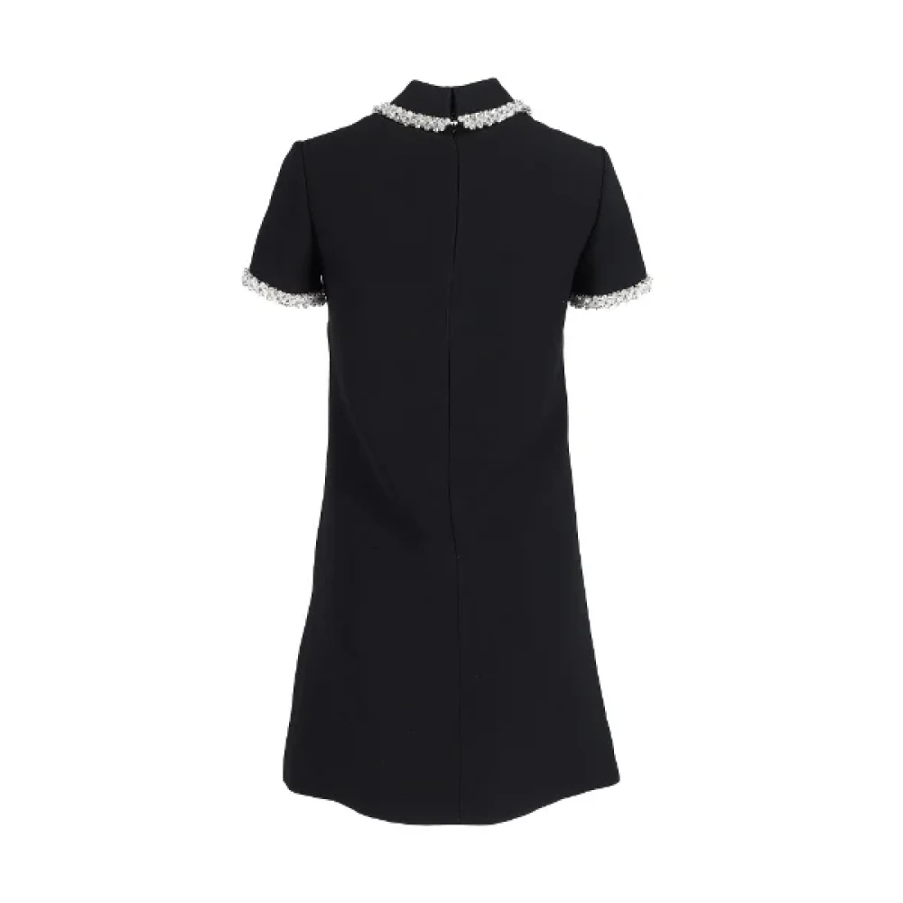 Miu Pre-owned Polyester dresses Black Dames