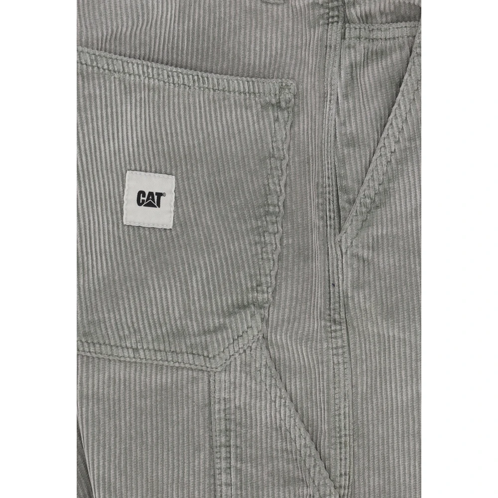 CAT Fluwelen Werkkleding Stijl Timmerman Broek Gray Heren