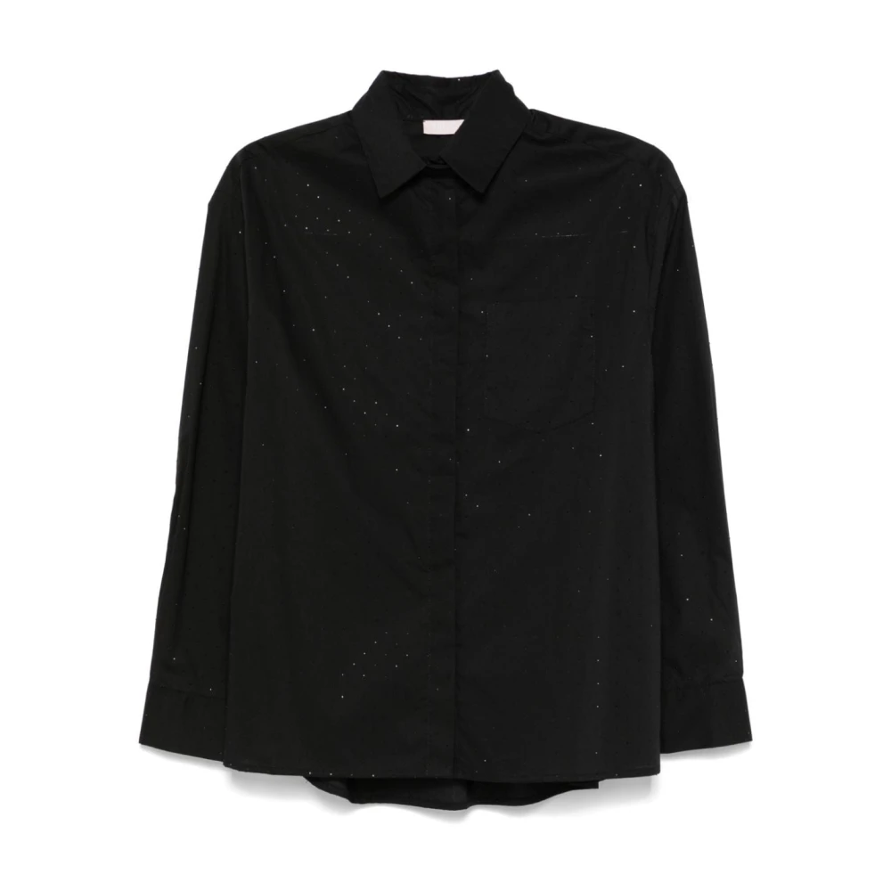 Liu Jo Zwarte Shirt voor Vrouwen Black Dames