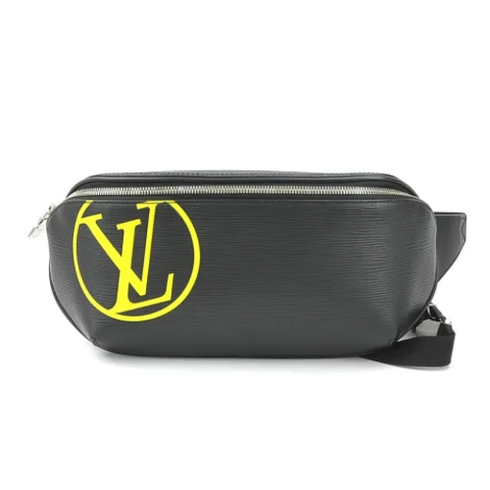 Louis Vuitton Vintage Pre-owned Leather crossbody-bags Black Dames