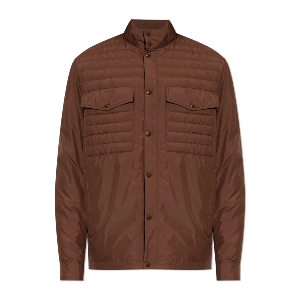 Moncler Brown Down Jackets, Male, 2XL, Vnorviane Down Jacket