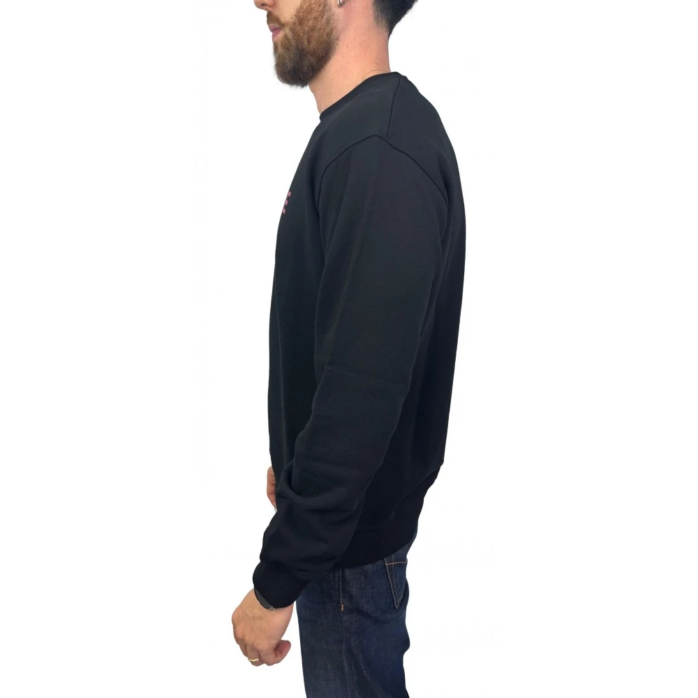 Gaëlle Paris Zwarte Katoenen Sweater Black Heren