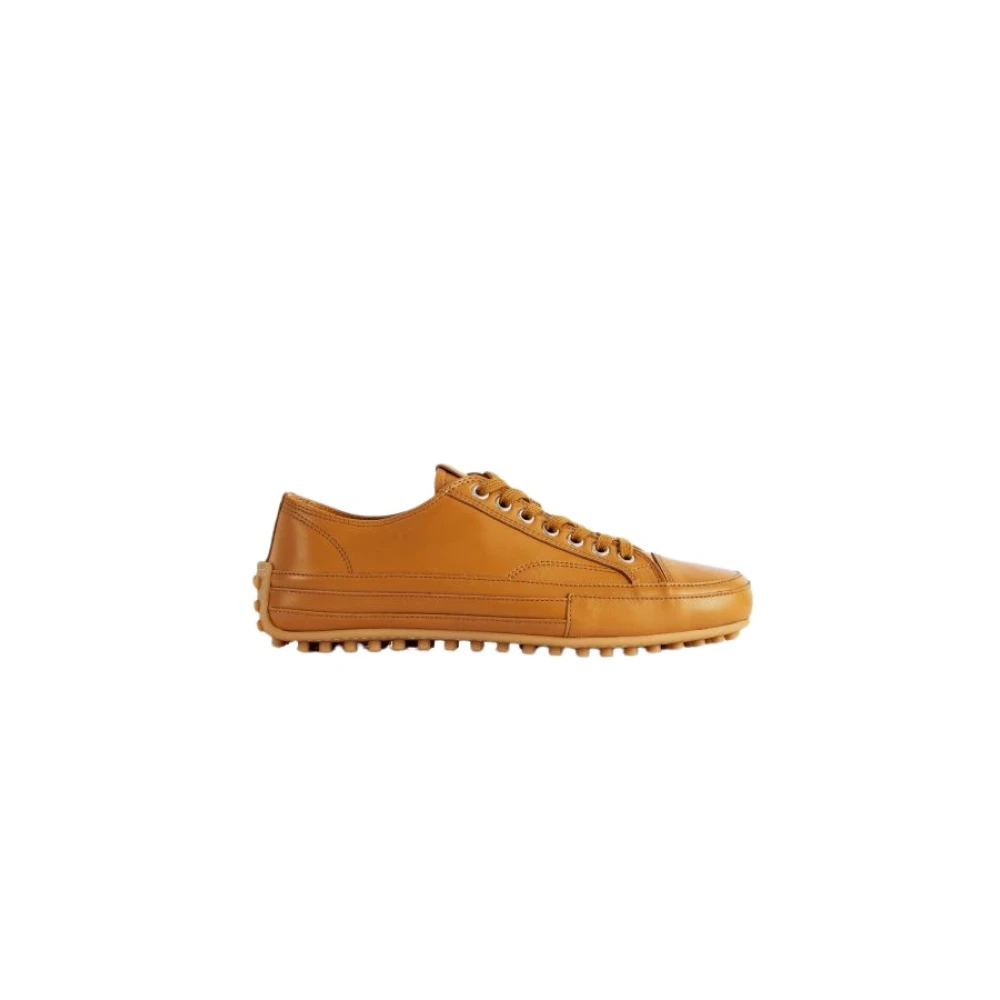 Tod’s Bruine leren veterschoenen Dames Schoenen