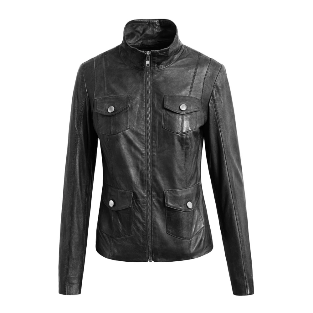 Jackets > Leather Jackets - - Btfcph - Modalova