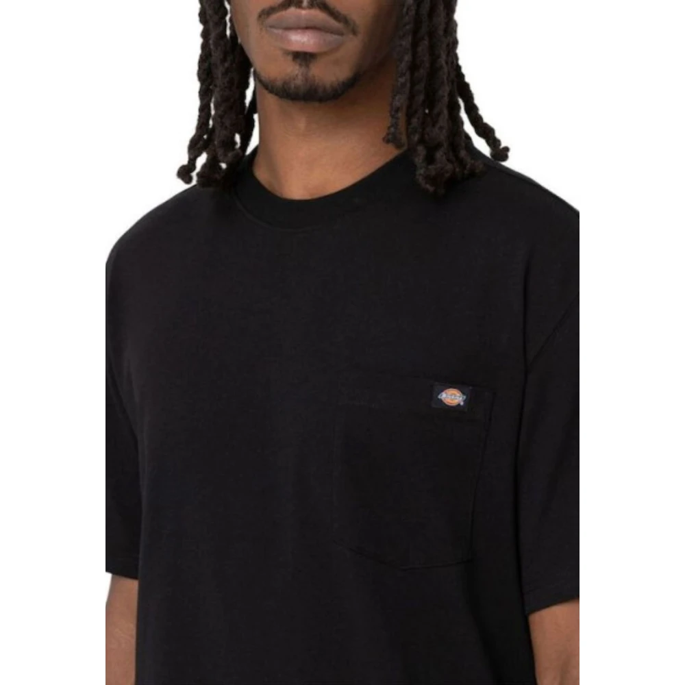 Dickies Mannen Zak Tee in Zwart Black Heren