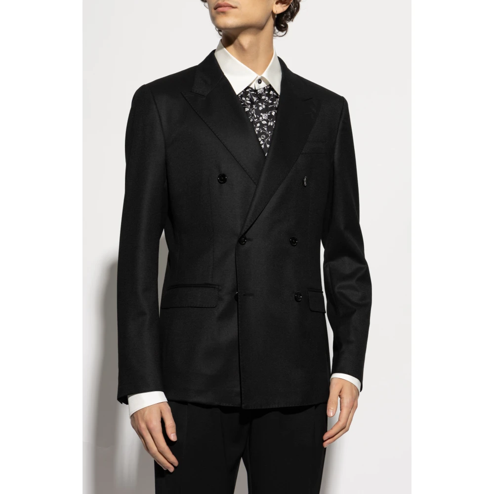 Dolce & Gabbana Wollen blazer Black Heren