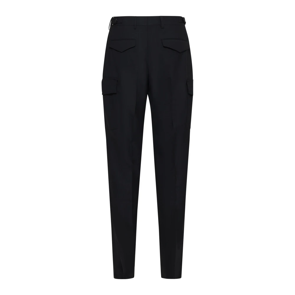 Lardini Zwarte Drop Reg Broek Black Heren