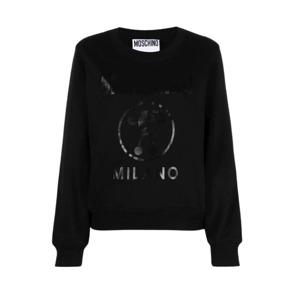 Moschino Women's Black Sweatshirt - Sweatshirts - M - Sweatshirts & Hoodies