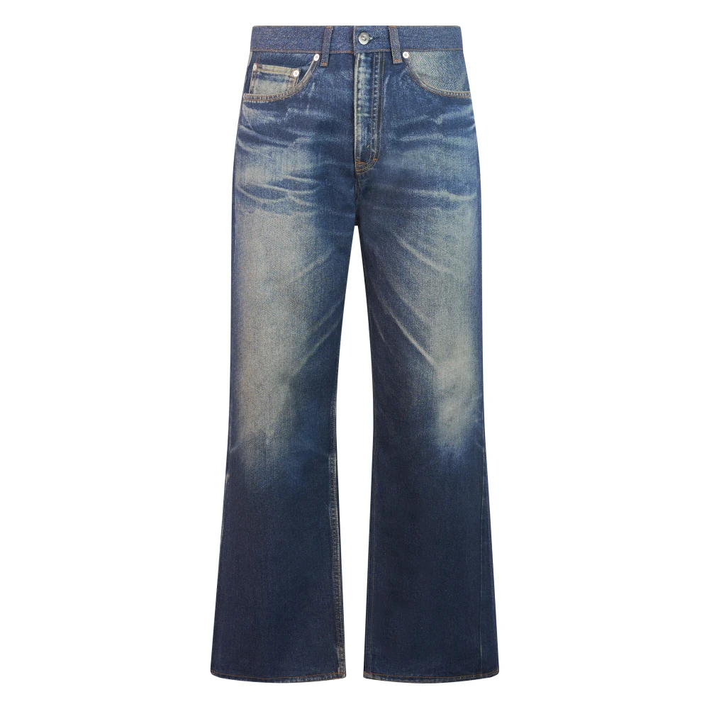 Our Legacy Loose Denim Trousers - Male - Flare Jeans - Blue - W30 - Jeans