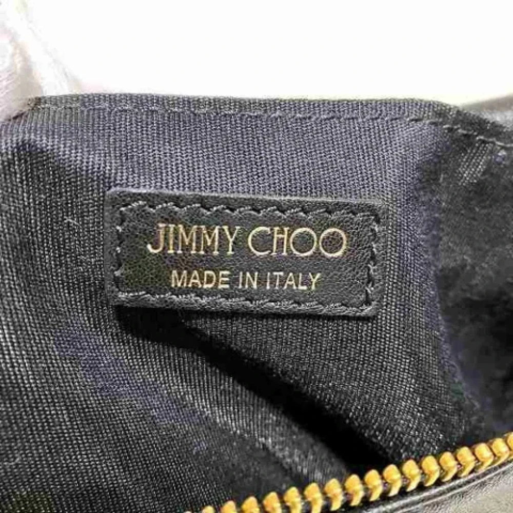 Jimmy Choo Pre-owned Leather clutches Black Dames
