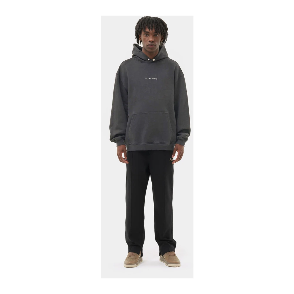 Filling Pieces Hoodie Handshake Vintage Black Heren