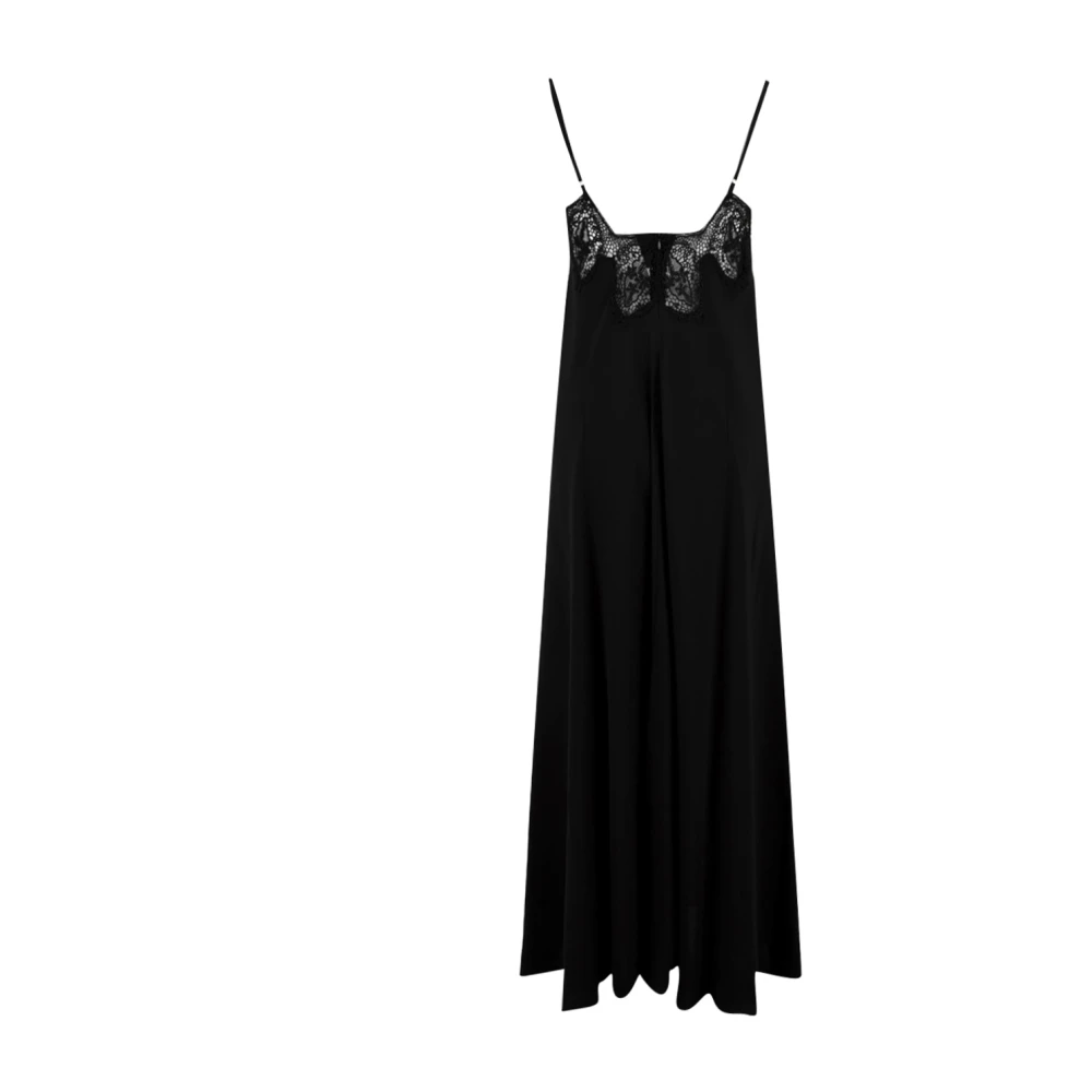 Beatrice .b Zwarte Satijnen Jurk Model 24Fe6268 Black Dames