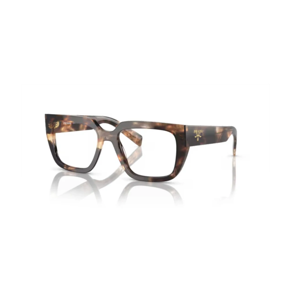 Prada Bruin Havana Optisch Montuur Stijlvol Model Brown Dames