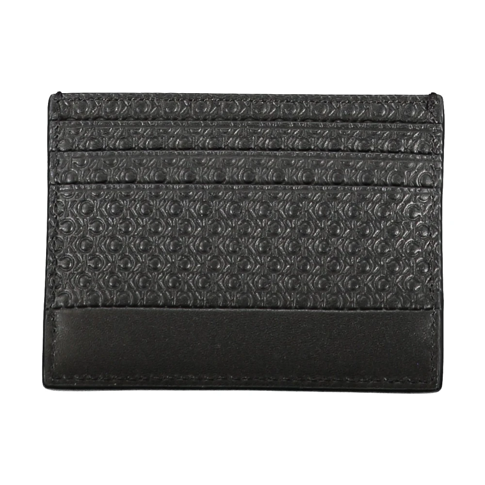 Calvin Klein Heren Portemonnee Zwart Contrast Details Black Heren