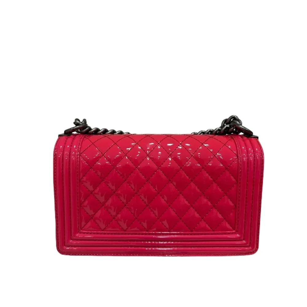 Chanel Vintage Pre-owned Leather chanel-bags Pink Dames