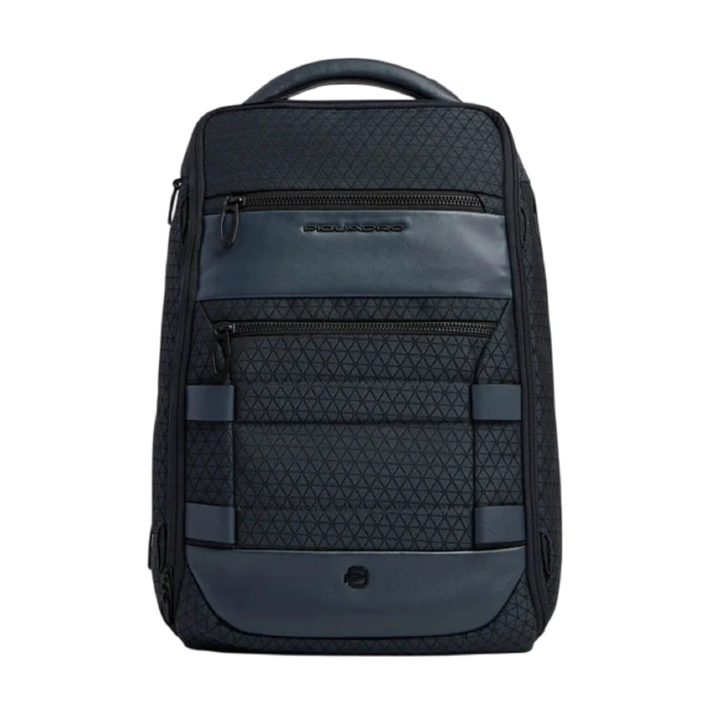 Piquadro Blue Backpacks, Male, One Size, Modular Travel Backpack