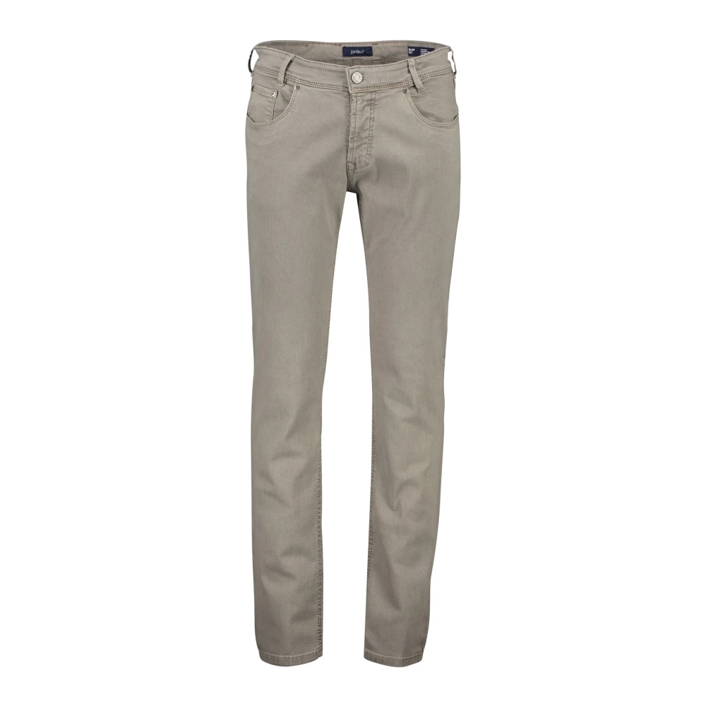 Gardeur Bruine 5-Pocket Jeans Brown Heren