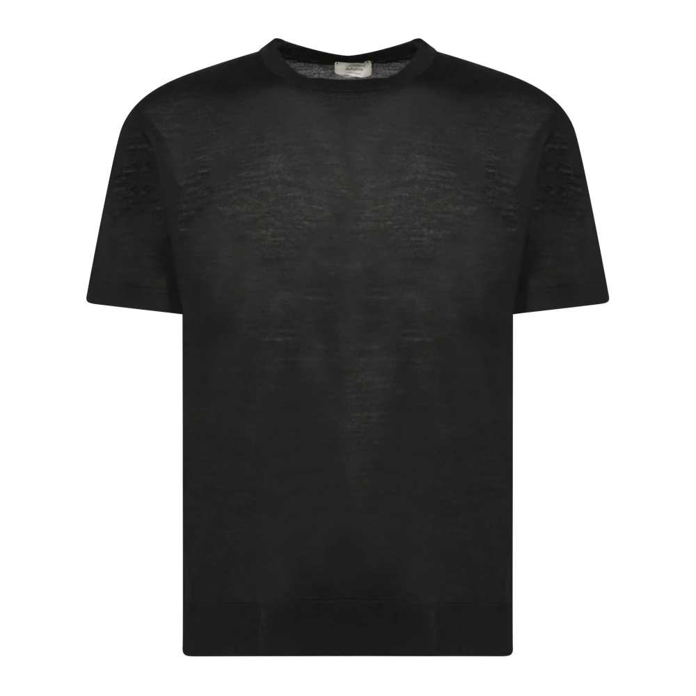 Daniele Fiesoli Luxe Zwarte Gebreide Kleding Aw24 Black Heren