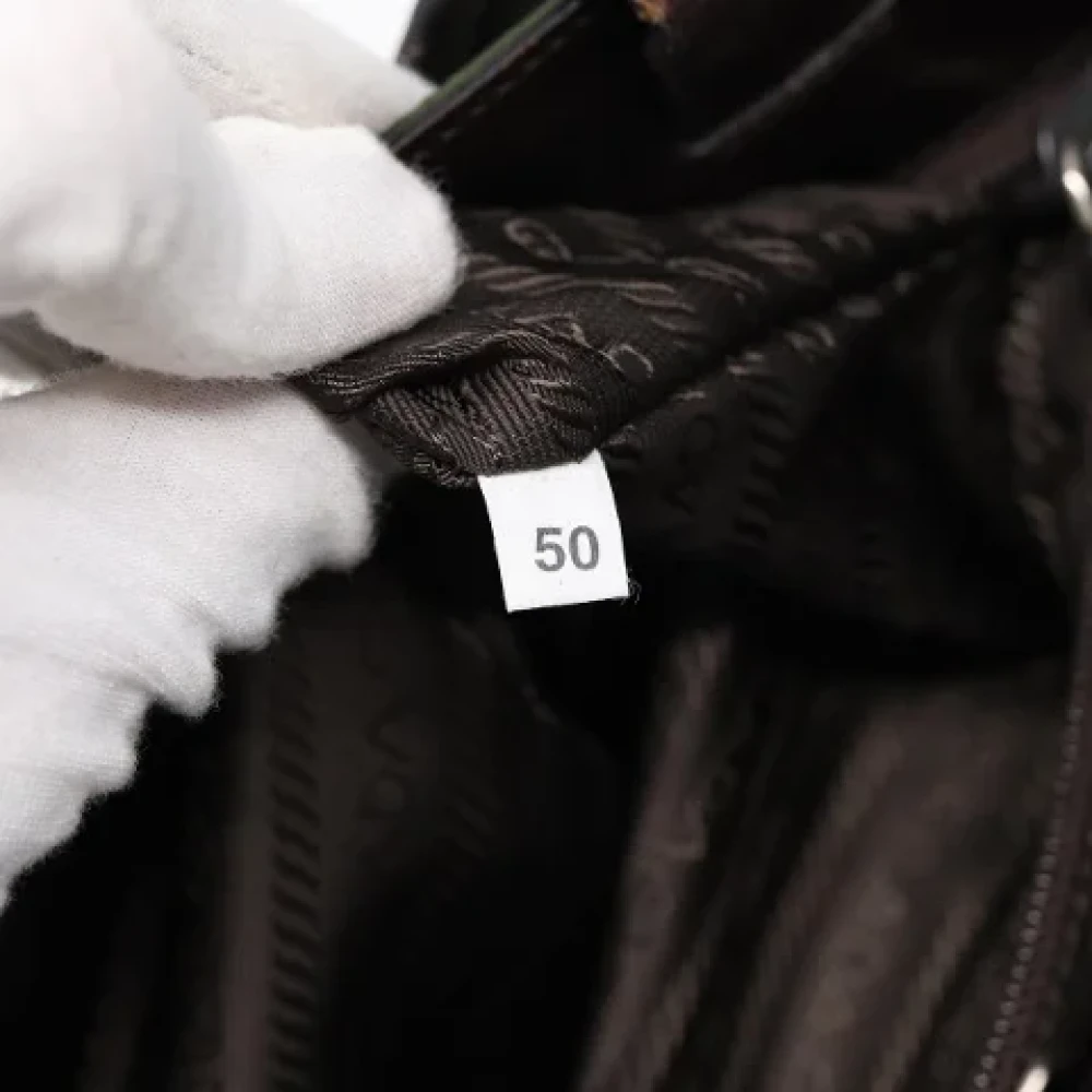 Prada Vintage Pre-owned Nylon totes Brown Dames