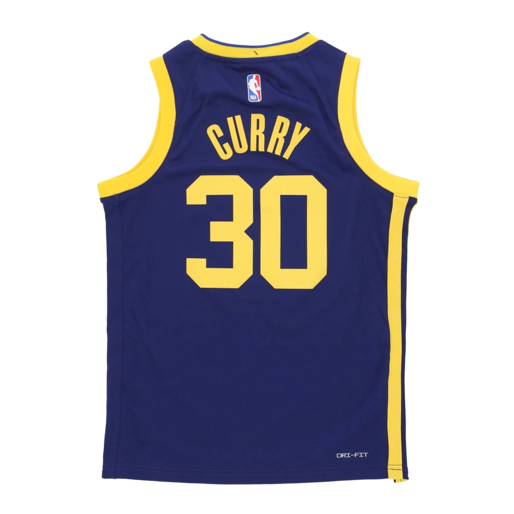 Jordan Stephen Curry NBA Statement Swingman Jersey Blue Heren