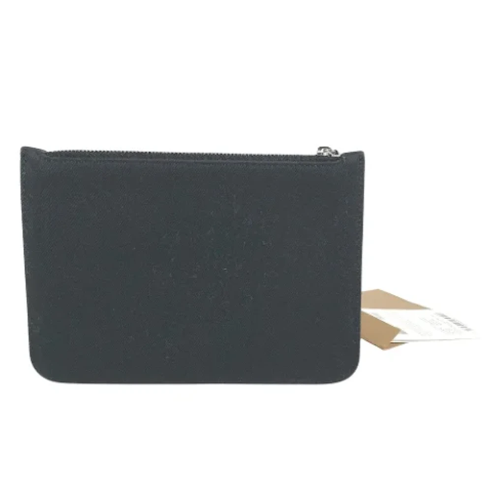 Burberry Vintage Pre-owned Canvas wallets Black Dames
